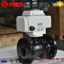 2 way flanged cf8 motor operated ball valve